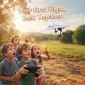 DIY Motorized Remote Control Paper Airplane Flying Toy