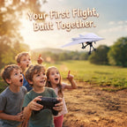 DIY Motorized Remote Control Paper Airplane Flying Toy