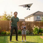 DIY Motorized Remote Control Paper Airplane Flying Toy